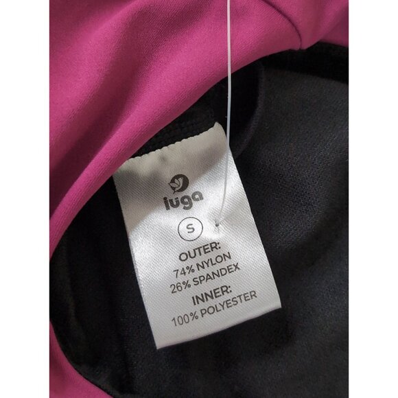 IUGA Bikini Swim Top Womens S Fuchsia High Neck Cross Back Swim Beach Paddle - Picture 8 of 10